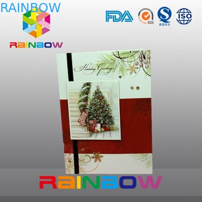 Tarjeta de papel modificada para requisitos particulares del arte para las invitaciones del saludo/de la boda de la Navidad