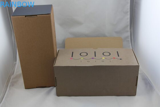 Caja de papel plegable para los zapatos que empaquetan con el logotipo impreso aduana