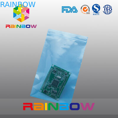 Bolso estático anti polivinílico llano para los componentes electrónicos/el empaquetado de los auriculares