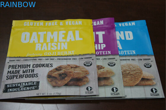 El bocado plástico de la categoría alimenticia que empaqueta Doypack con el Ziplock adentro crea para requisitos particulares