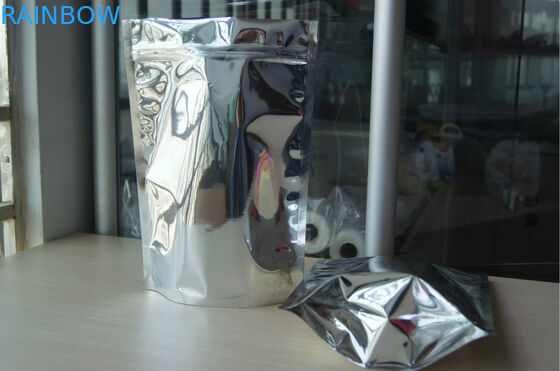Los bolsos Ziplock llanos modificados para requisitos particulares del papel de aluminio/se levantan el empaquetado de la bolsa de la hoja