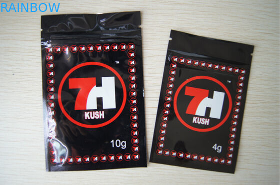 Incienso herbario del popurrí del papel de aluminio que empaqueta con la muesca de la cremallera y del rasgón