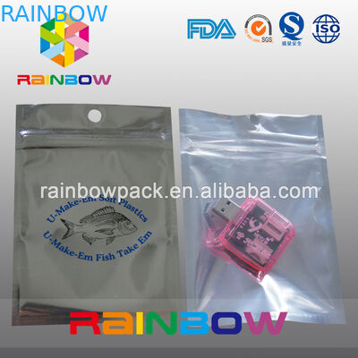 Modificado para requisitos particulares imprimiendo el bolso alineado antiestático de la hoja, componentes electrónicos que empaquetan el bolso