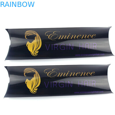 Caja de papel impresa aduana que empaqueta, caja de papel de la extensión del pelo de la extensión del pelo