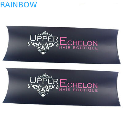 Caja de papel impresa aduana que empaqueta, caja de papel de la extensión del pelo de la extensión del pelo