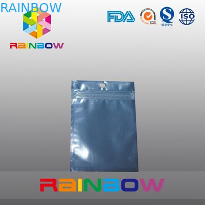 Bolsa trasera transparente delantera del alimento para animales de la hoja con la cremallera, bolso del cebo de pesca