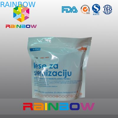Bolsas plásticas Ziplock derechas del uno mismo de la categoría alimenticia que empaquetan el bolso de la réplica