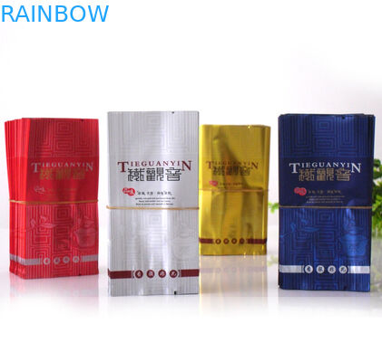 Bolsos de empaquetado 10g 12g del té chino de la hoja del escudete del lado de la impresión del fotograbado