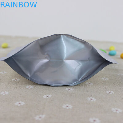Bolsas plásticas de aluminio del uno mismo de la bolsa Ziplock de plata derecha del papel que empaquetan para las semillas de la quinoa