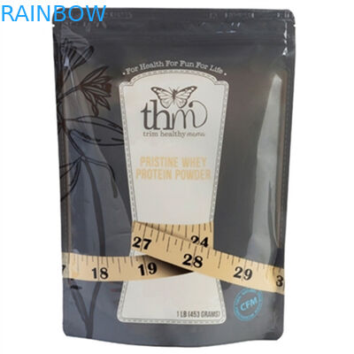 la bolsa de plástico de 1 libra que empaqueta para el bolso de empaquetado del polvo de la proteína con la cremallera
