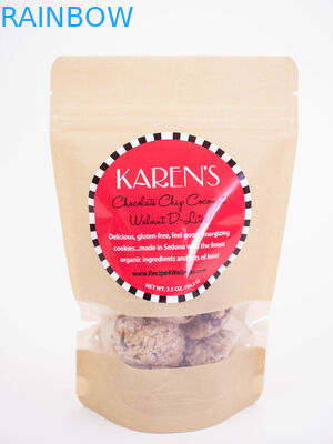 La aduana imprimió bolsas plásticas alineadas hoja que se puede volver a sellar de las galletas que el empaquetado Ziplock se levanta la bolsa