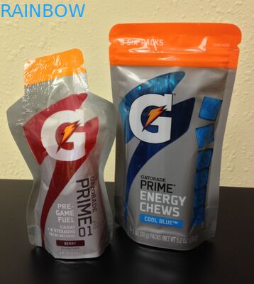 La bolsa plástica impresa logotipo para la energía mastica la bolsa de empaquetado/bolsa laminada OEM