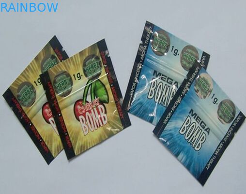 Bolso herbario ideal de California Incens/bolsita química de la píldora de la investigación de la cremallera de Mylar