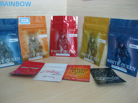 El incienso herbario Ziplock del papel de aluminio que empaqueta/tabaco sin humo/tabaco de mascar empaqueta