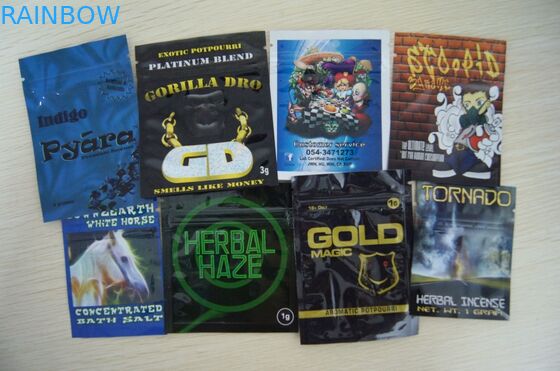 Investigue la bolsita de la píldora/el bolso de polvo de la investigación/la bolsa herbaria del incienso con la cremallera