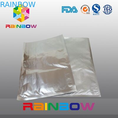 El sello de vacío de la comida del sellador de la lámina de mylar empaqueta la bolsa de aluminio de plata del paquete del almacenamiento