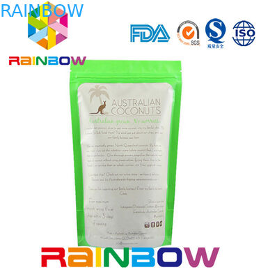 El Ziplock de empaquetado modificado para requisitos particulares del bolso del bocado para el empaquetado de las semillas se levanta el escudete inferior