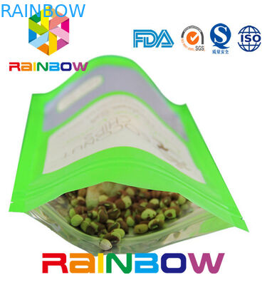 El bolso de papel Ziplock derecho que empaqueta, empaquetado del bocado del uno mismo de las semillas se levanta la bolsa de la cremallera