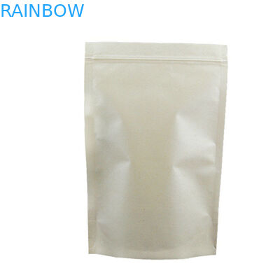 Ventana impresa que se puede volver a sellar impresa aduana de las bolsas de papel de Kraft para las semillas de la planta