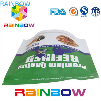 Muesca de empaquetado impresa modificada para requisitos particulares de la cremallera y del rasgón de la bolsa Nuts del paquete de Doy