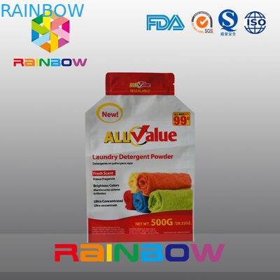 Modificado para requisitos particulares imprimiendo el bolso del envase de plástico para el polvo del detergente para ropa 500g/el detergente