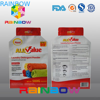 Modificado para requisitos particulares imprimiendo el bolso del envase de plástico para el polvo del detergente para ropa 500g/el detergente