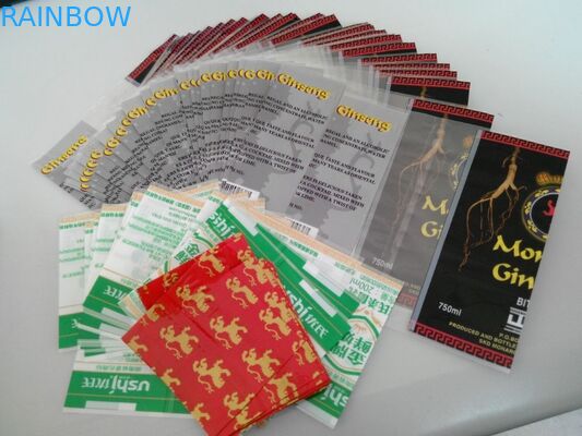 Etiquetas de la manga del encogimiento del uso de la mano para el empaquetado de la botella de agua del coco