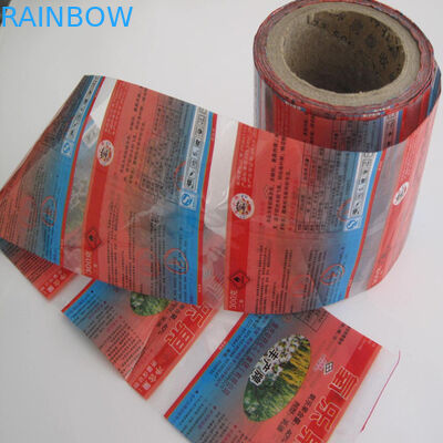 Las etiquetas de la manga del encogimiento del PVC/del ANIMAL DOMÉSTICO en Rolls para la energía beben las botellas con el logotipo impreso OEM