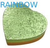 caja de papel reciclada lujo ecorative del regalo, caja del Libro Verde para el chocolate