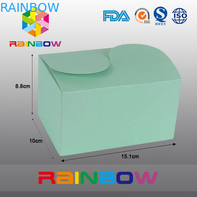 Caja de papel verde de Kraft para el empaquetado del regalo, la impresión modificada para requisitos particulares y el tamaño