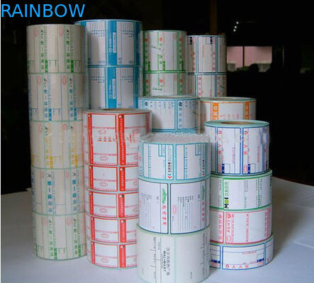 Etiquetas secuenciales de la promoción de Digitaces/etiqueta engomada de papel impresa modificada para requisitos particulares en rollo