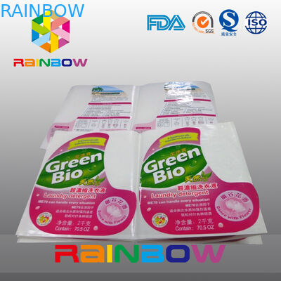 Etiquetas autas-adhesivo de la funda del encogimiento de la etiqueta engomada plástica impermeable de la botella para las botellas del detergente líquido