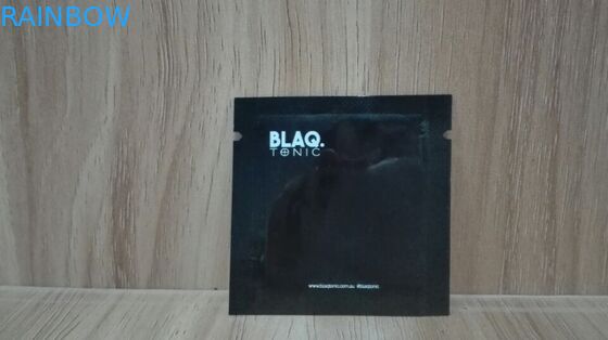 el pequeño sello del apretón de los 5cm de los x 5cm empaqueta el color negro para el empaquetado del polvo de la especia