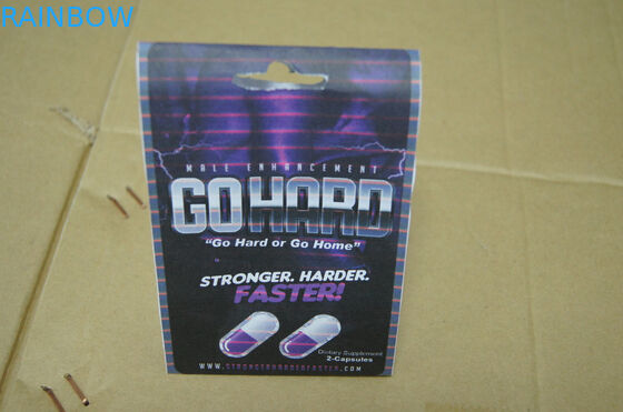 Píldora del sexo de la pantera negra/Sporttape/ampolla de empaquetado y colgante de la caja de papel de la cinta de la flexión