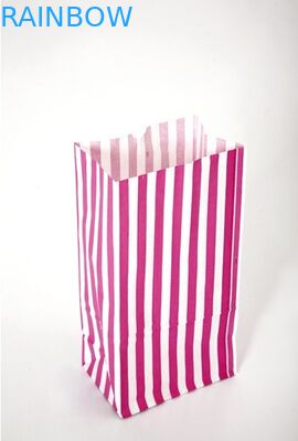 Las bolsas de papel modificadas para requisitos particulares de Kraft del logotipo se llevan los alimentos de preparación rápida/el pan/el bolso de compras