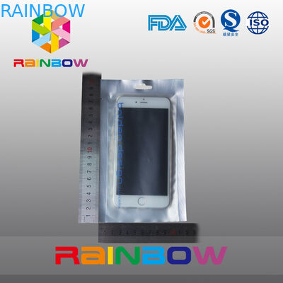 Bolso estático anti transparente de la fuente del papel de aluminio para el teléfono de empaquetado