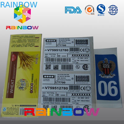 Etiquetas expresas modificadas para requisitos particulares/etiquetas de la manga del encogimiento de la etiqueta engomada para el bolso, caja, tarjeta