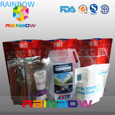 Levántese la bolsa del alimento para animales con la cremallera/el bolso animal plástico de la comida de Tukey de la categoría alimenticia