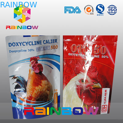 La aduana su propio logotipo se levanta la bolsa del almacenamiento del animal doméstico/de la comida de Tukey con la cremallera