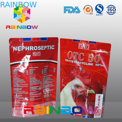 La aduana su propio logotipo se levanta la bolsa del almacenamiento del animal doméstico/de la comida de Tukey con la cremallera