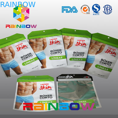 Bolsa Ziplock de la lámina de mylar para el empaquetado del regalo/de la ropa/el bolso de Noni/la bolsa de plástico Ziplock de la ropa interior