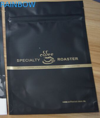 Las bolsas plásticas de Matt de la prueba de Mouisture que empaquetan la bolsa del café del papel de aluminio se levantan el tipo