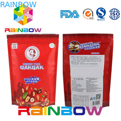 obra clásica de plata mate de Sambi del bolso del papel de aluminio del escudete del lado 400g para el grano de café