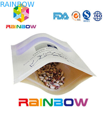 obra clásica de plata mate de Sambi del bolso del papel de aluminio del escudete del lado 400g para el grano de café