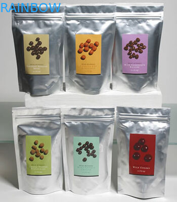 Bolsas plásticas abiertas fáciles que empaquetan el bolso de la cerradura de la cremallera del papel de aluminio