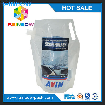 Plásticos reutilizables modificada para requisitos particulares se levantan la bolsa del apretón para los alimentos para niños/el jugo/la sopa