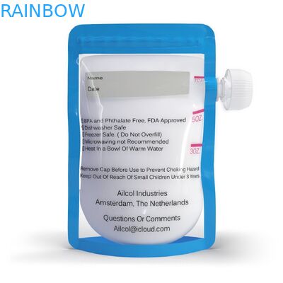 El canalón/la bolsa laterales materiales laminados del canalón que empaqueta/se levanta la bolsa para el jugo