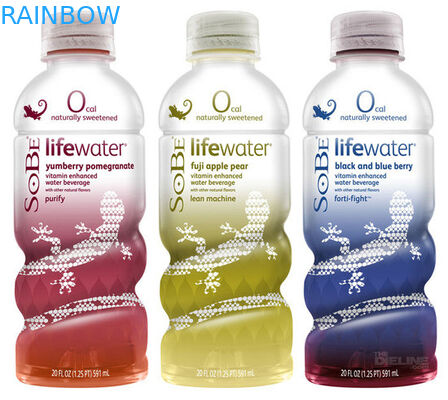 La manga del encogimiento blanco como la leche del PVC/del ANIMAL DOMÉSTICO etiqueta la impresión sensible al calor del fotograbado