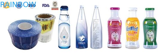 La manga del encogimiento del PVC/del ANIMAL DOMÉSTICO etiqueta las mangas del plástico de embalar para las botellas/las latas