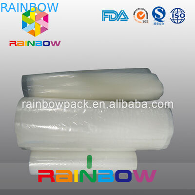 8"X50" Bolsas de ahorro de alimentos de vacío en relieve / bolsas de calidad alimentaria bajo vide
